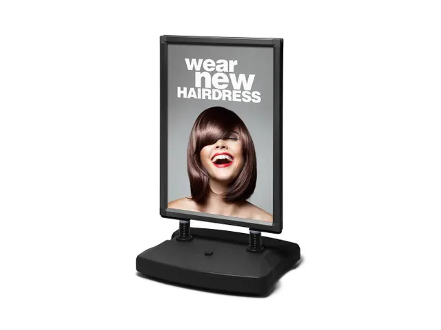 Stoepbord Windtalker City Plastic Voet A1 Zwart