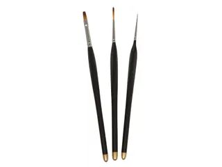 Penselenset Zahn modelbouw 3-delig - 3
