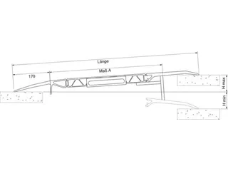 Laadbrug Aluminium 1000x1250 Draagvermogen 4000kg - 3