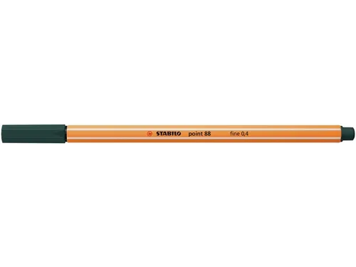 Fineliner STABILO point 88/63 aardegroen 0.4mm