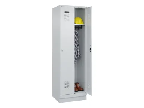 locker,HxBxD 1950x600x500mm,2vak,vak B 300mm,cil.-slot,sokkel