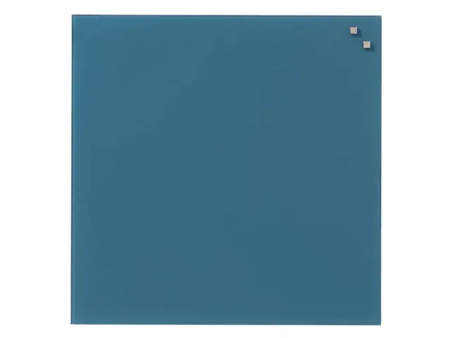 Glasmagneetbord Naga 45x45cm jeansblauw