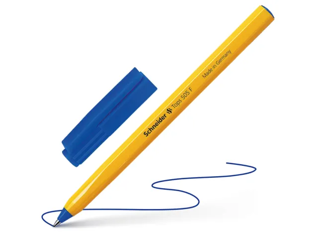 Balpen Schneider Tops 505 fijn blauw