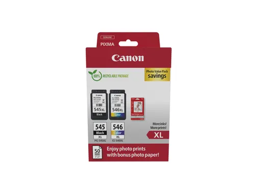Canon PG-545XL & CL-546XL Photo Value Pack Inktcartridges