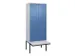 locker voor scheiding van kleding,HxBxD 2120x800x815mm,2vak