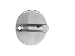 Wandgarderobe Alco zilver 1 haak incl. bevestigingsmateriaal