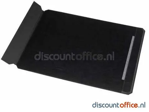 Onderlegger 40x60 cm leder Zwart