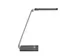 Bureaulamp LED MAULpure, dimbaar, USB-poort Zilver