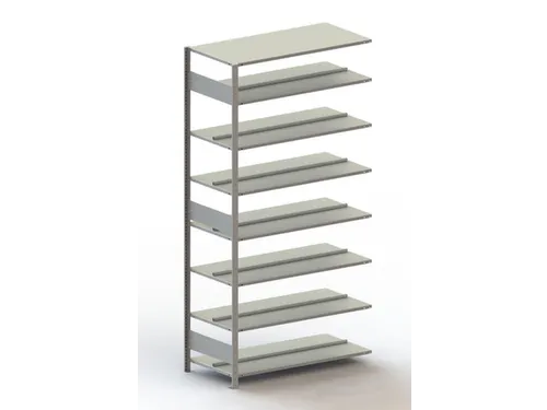 dossierstelling,aanbouwveld,HxBxD 2500x1256x636mm,vaklast 100kg