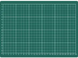 Snijmat A4 300x220mm groen