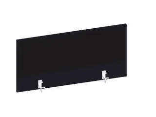 baliepaneel,v. bureau,aanbouw achter,B 1000mm,CC-zwart,BN8033-zwart - 1