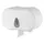 Toiletpapierdispenser 2 rollen Wit (kokerloos)
