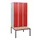 locker met bank,HxBxD 1950x900x815mm,3vak,vak B 300mm,draaigrendel