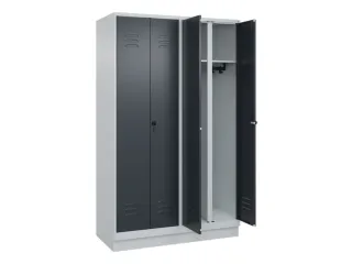 locker voor scheiding van kleding,HxBxD 1950x1200x500mm,4vak - 2