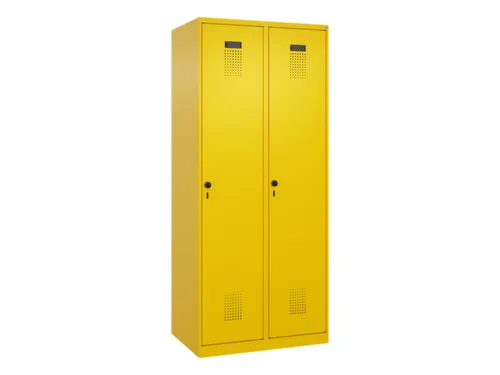 locker voor scheiding van kleding,HxBxD 1850x800x500mm,2vak