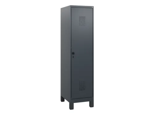 schoollocker,HxBxD 1630x400x500mm,1vak,vak B 400mm,draaigrendel,voeten