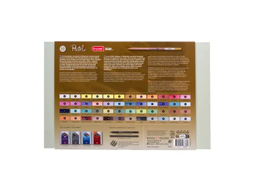 Kleurpotloden Bruynzeel 8840 Design pastel 48stuks assorti