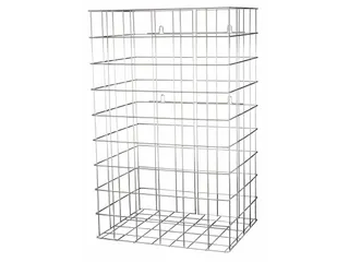 Afvalkorf Aluminium Look 50 Liter - 1