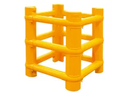 zuilbescherming,HxBxD 1000x390-890x390-890mm,op maat te snijden,PE