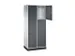 armoire multicases grand volume RAL7035/RAL7021 HxlxP 1950x820x500mm