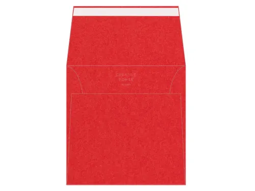 Envelop 170x170mm Cherry Rood 120 Gram 250 Stuks