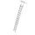 verrijdbare stellingladder,balk L 3,45m,v. H tot 3,54m,13,treden