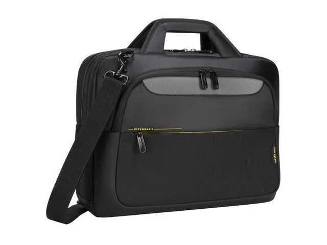 Citygear 15-17.3 Inch Topload Laptoptas Zwart Polyester