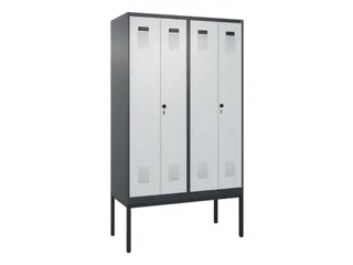 PBM-locker,HxBxD 2120x1200x500mm,4vak,vak B 300mm,draaigrendel - 2
