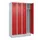 locker voor scheiding van kleding,HxBxD 1950x1200x500mm,4vak