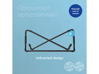 Laptopstandaard R-Go Steel Travel voor 10-22 inch Zwart - 3