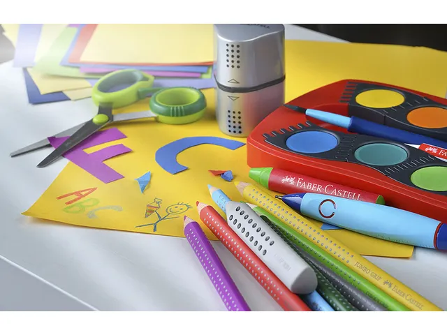 Puntenslijper Faber-Castell 2001 trio grip zilver