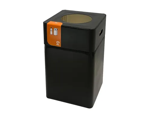 Afvalbak Blackline PD 75 liter Zwart