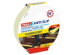 Anti-slip tape tesa 5mx25mm fluoriserend