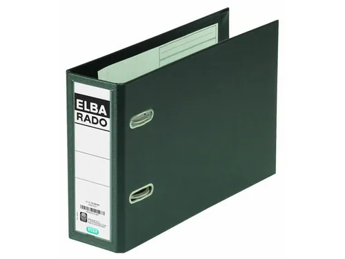 Ordner Elba Rado Plast A5 dwars 75mm pvc zwart