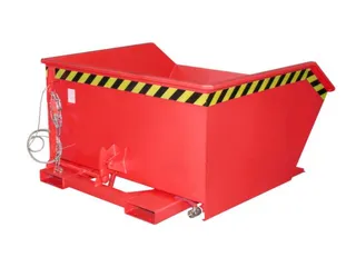 Kiepbak voor spaanders,HxLxB 680x1440x1280mm,0,75m³,draagverm. 1000kg - 1