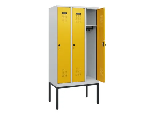 schoollocker,HxBxD 1950x900x500mm,3vak,vak B 300mm,draaigrendel