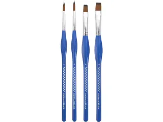 Penselenset Eberhard Faber Blue Winner 4st. Rond/plat 4,6,8 en 12, syn - 2