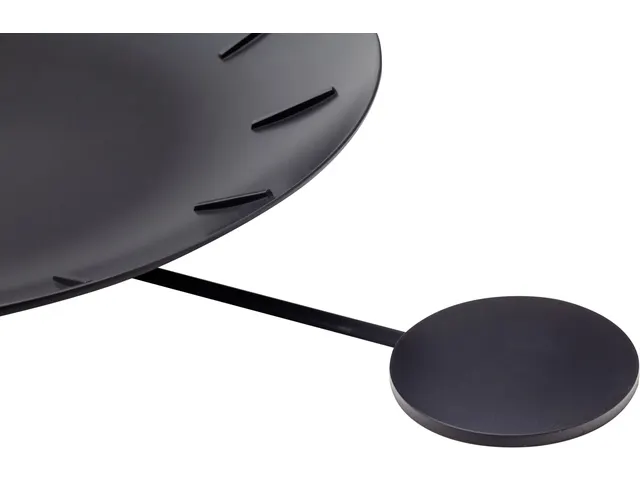 Wandklok nXt Bowl Ø 30cm zwart streepaanduiding