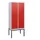 locker,HxBxD 1950x800x500mm,2vak,vak B 400mm,cil.-slot,voetonderstel