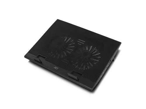 Laptopstandaard ACT 2 standen met ventilator 4-p hub