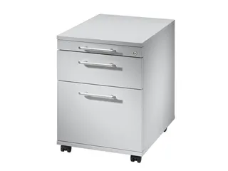 Mobiel Ladenblok 590x430x560mm Pennenlade 1lade Hangmappenlade Ral7035 - 1