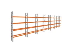 palletstelling,basis+6xaanbouw,HxBxD 4620x19700x750mm,vakl. 3000kg