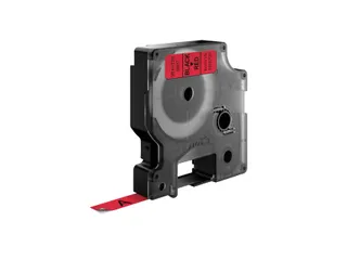 Labeltape Dymo 40917 D1 S720720 9mmx7m zwart op rood - 5