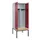 PBM-locker met bank,HxBxD 2120x800x815mm,2vak,vak B 400mm