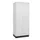 Z-garderobekast,HxBxD 1950x800x500mm,vak B 200/400mm,cil.-slot,sokkel