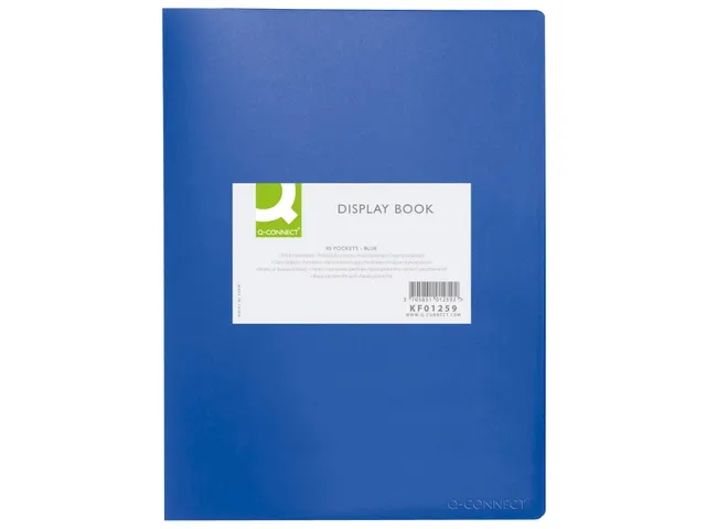 Showalbum A4 PP 40 Tassen Blauw