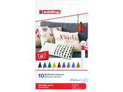 Textielpen 4600 Geassorteerde Kleuren 10 Stuks