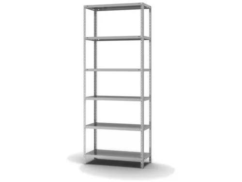 magazijnstelling,grondveld,HxBxD 2500x1000x400mm,vaklast 125kg