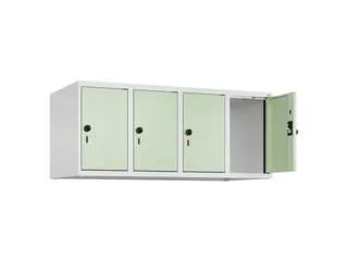opzetkast,v. locker,4vak.,vak B 300mm,HxBxD 500x1200x500mm - 1