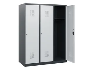 schoollocker,HxBxD 1530x1200x500mm,3vak,vak B 400mm,cil.-slot - 1